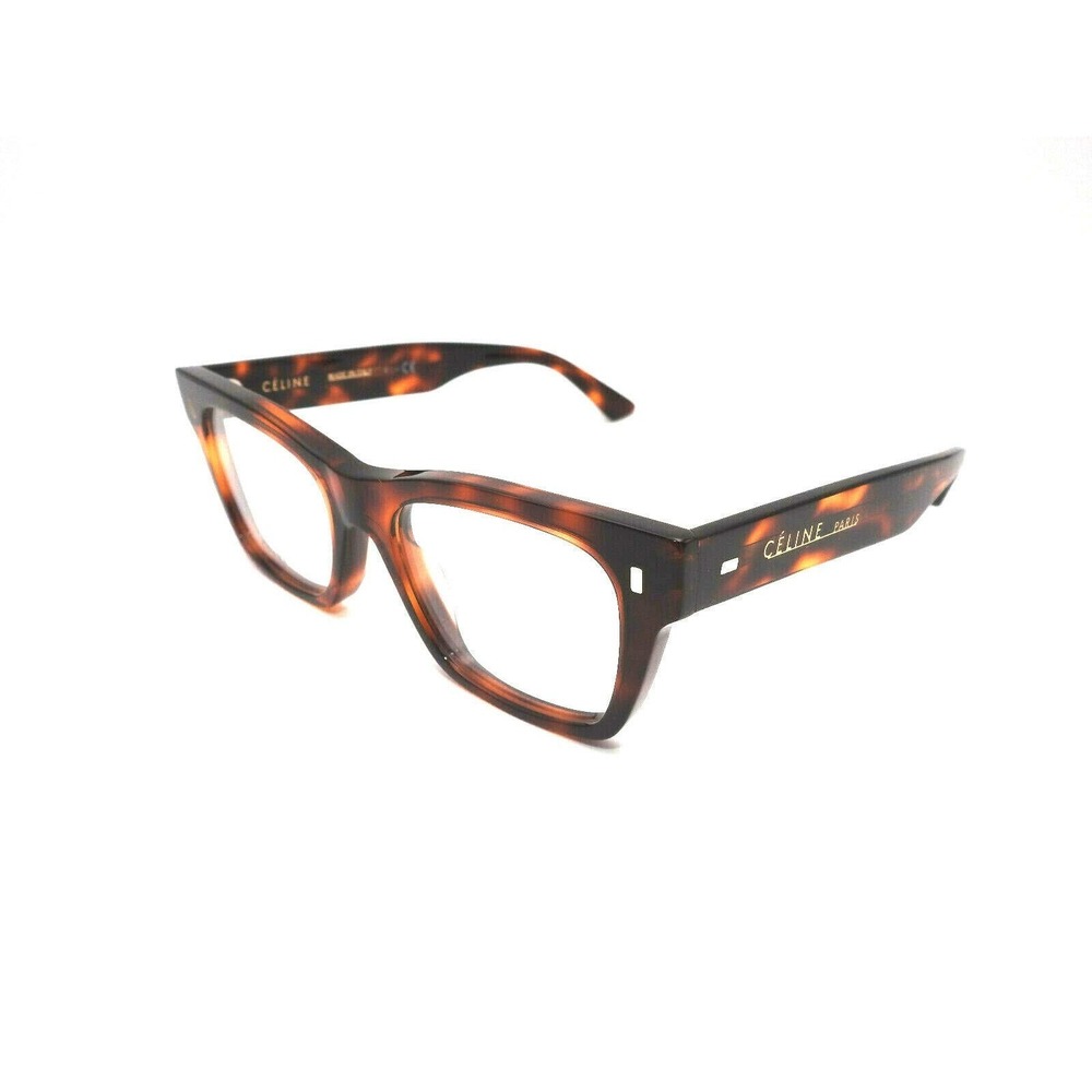 CELINE Women's Eyeglasses with Demo Lenses, CL50011I, Tortoise Brown  NEW - Picture 3 of 6